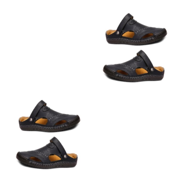 Sandalias de hombre Qarigey Primavera Verano Casual elegante impermeable Negro 39 2piezas