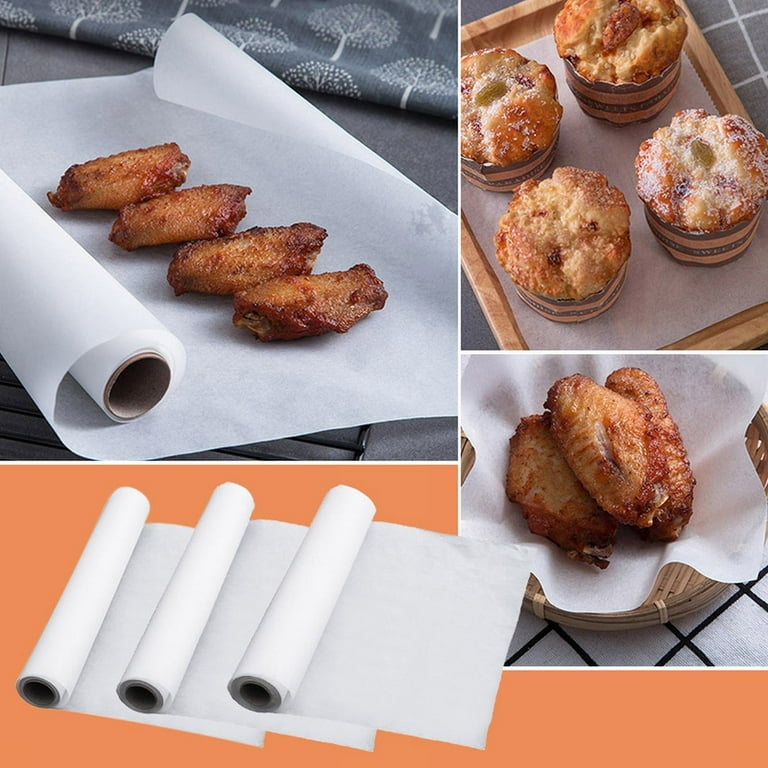 WNG Home Baking Silicone Oil Paper Non Stick Barbecue Cake Barbecue Butter  Paper Oven Baking Paper for Household Use