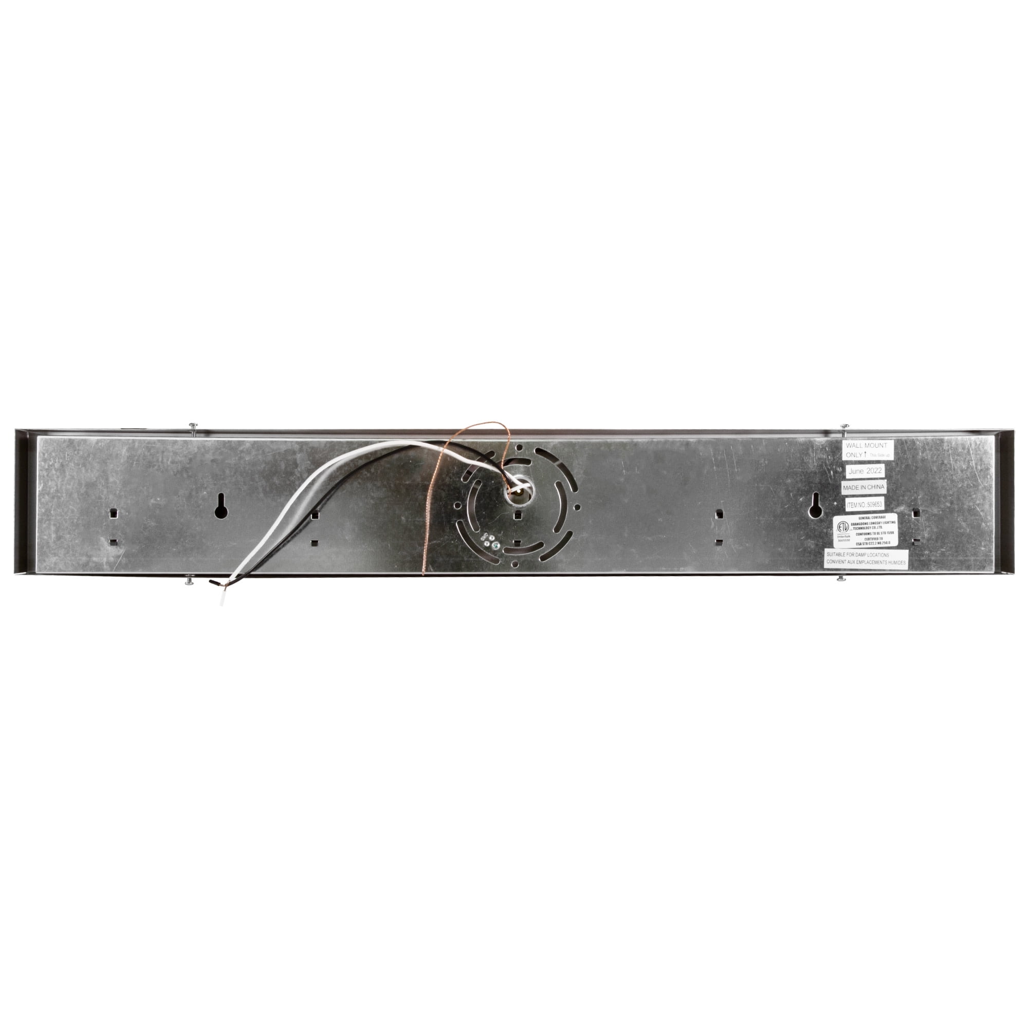 Design House WM350965 5-Light Vanity Strip Light Contemporary Dimmable for Bathroom, Bedroom, Makeup Vanity, Polished Chrome