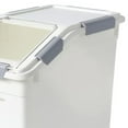 thumbnail image 3 of HANAMYA Rice Storage Container with Measuring Cup Grain | Pet Food | Flour|50 lb - 1 Piece, 3 of 12
