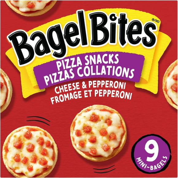 Pizzas collations Bagel Bites Fromage et pepperoni 198g
