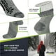 thumbnail image 4 of Calcetines de senderismo Alvada de lana merino térmicos para invierno, 3 pares, talla L, 4 of 5