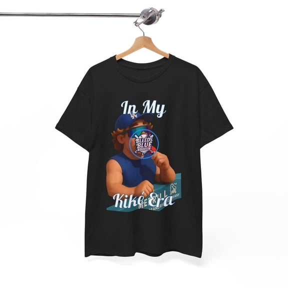 Dodgers 'Kike Era' Tee - Unisex Heavy Cotton Baseball Shirt