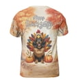 thumbnail image 2 of Happy Thanksgiving Dachshund Turkey Costume Pumpkins Autumn Leaves All Over Print 3D Shirt Unisex Merch Wiener Dog Lover Gifts Idea - 13014, 2 of 6