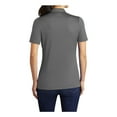 thumbnail image 2 of Womens Posi-UV Pro Short Sleeve Polyester Polo Dark Smoke Grey X-Small, 2 of 5