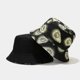 thumbnail image 1 of Sombrero de cubo plegable reversible unisex, sombrero de sol para hombres y mujeres, sombrero de cubo reversible con estampado de aguacate de doble cara ShuxiuWang 8390614760127, 1 of 1