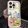 thumbnail image 3 of Funda de teléfono de silicona con estampado mate para iPhone, carcasa protectora de Anime SpongeBobs para iPhone 14, 15 Pro Max, 13, 12, 11, X, XS, XR, 7, 8 Plus, SE 2020, 3 of 5