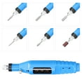 thumbnail image 4 of USB Power Supplys Handheld Mini Electric Grinder Nail Gelatum Removing Tool Manicure Machine Speed Adjustable Grinding Rotary Tool Kit with 6 Grinding Heads, 4 of 8