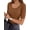 Dark Coffee, variant on MOYIKO Womens Half Sleeve Scoop Neck Slim Fitted T Shirts Casual Basic Tees Summer Tops Clothes