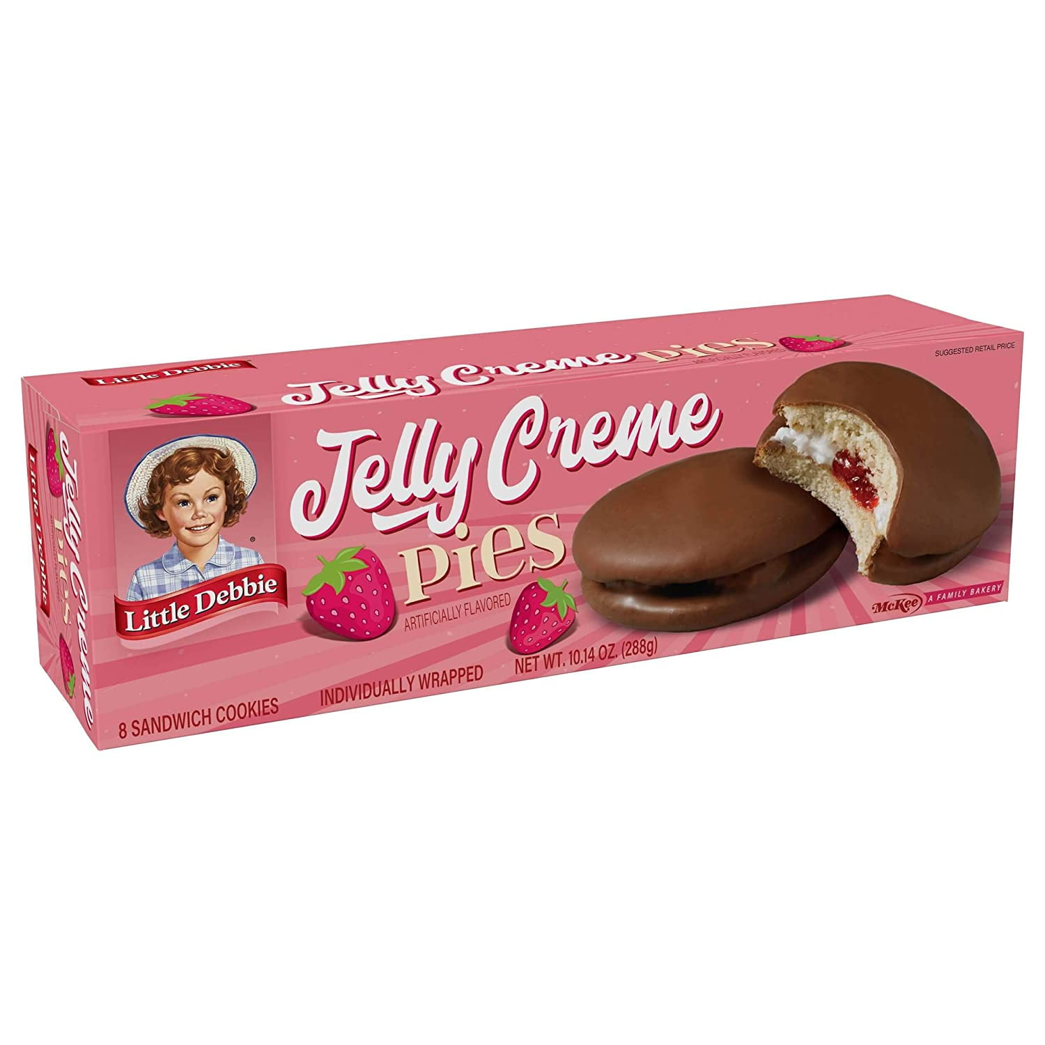 Little Debbie Crme Pie Variety Bundle, 2 Boxes Each