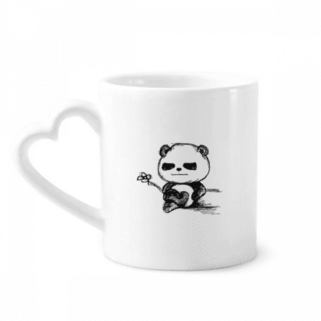 

Mini Lovely Panda Animals China Cat Mug Coffee Cerac Drinkware Glass Heart Cup