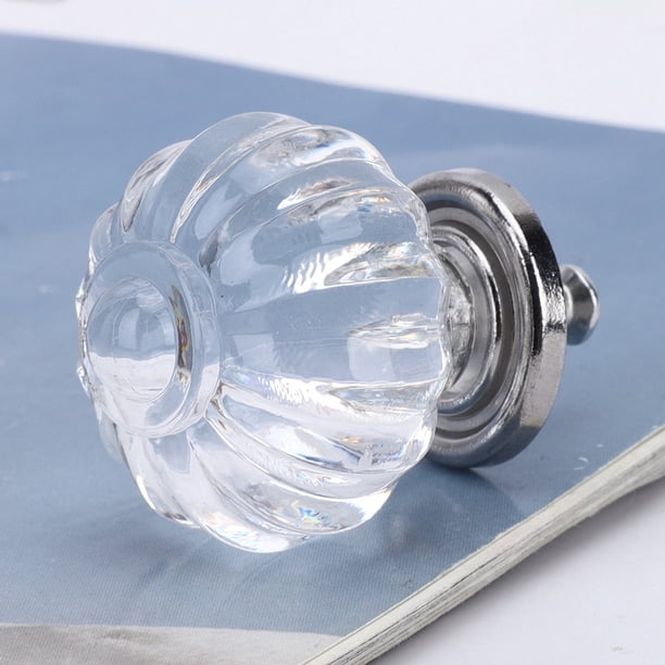 Perillas De Acrílico Para Puertas De Gabinetes, Tiradores De Cajones De UnOrificio De Cristal De Estilo Europeo, 5 Piezas, Adecuadas Para Cajones, Armarios, Puertas