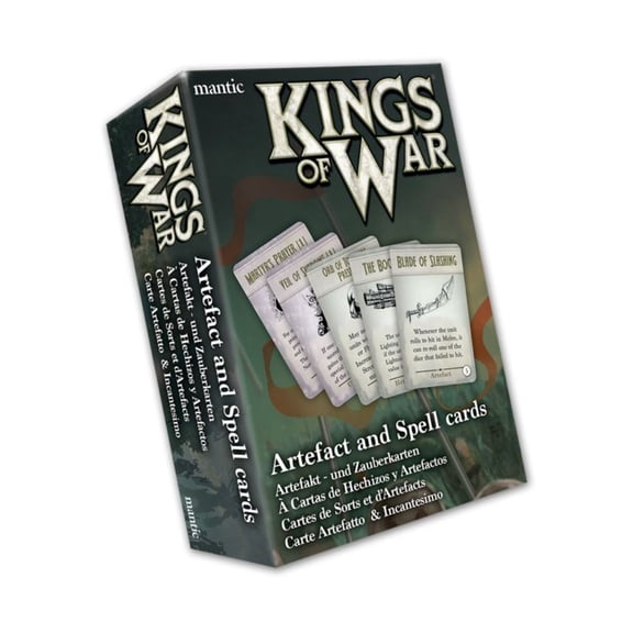 Mantic Entertainment Artefact and Spell Cards (3rd Edition, Revised Edition) New