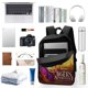 thumbnail image 3 of El Aprendiz del Tigre-theme Backpack, Campus style schoolbag Bookbag with Adjustable Shoulder Straps And Large Zip Compartment, Unisex Travel Bags., 3 of 6