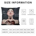 thumbnail image 5 of YINGXI to My is The Prettiest in The for me ! Meaningful for , , Ideas for ， Pillow Covers 20x20in, 5 of 5