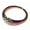 Mixed Color Randomly, variant on 10Strand 17.5" Steel Wire Necklace Cord DIY Jewelry Making Brass Screw Clasp 1mm-DarkRed