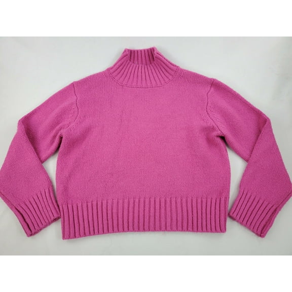 new MAGASCHONI women sweater G101186 pink magenta 5% wool sz L $78