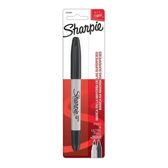 Marcador Sharpie ultra fino negro 1 pza
