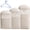 Beige, variant on Space Saving Hanging Garment Bag with Self Compression Zipper, Space Saver Closet Organizers, Prevent Dust, No Taste, Space Saving Hanging Protector for Down Coat