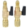 thumbnail image 1 of VGEBY R22 R410A Valve Réfrigérante Adaptateur de Tuyau de Charge de Climatisation Valve à Bille, 1 of 8