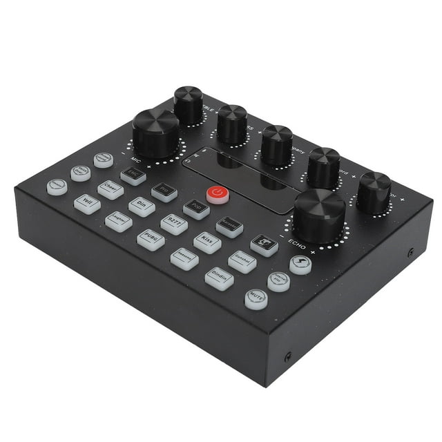 Fugacal Live Sound Card Dual Channel Professional Reverb Effects For Livestream