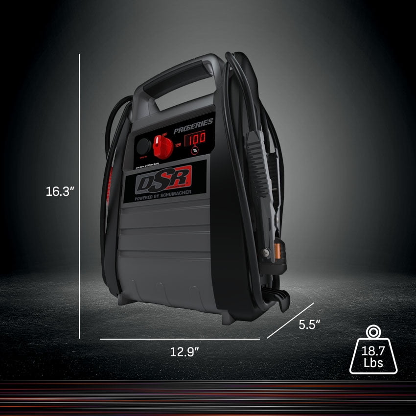 Schumacher Electric DSR Pro 2250A Heavy-Duty Car Battery Jump Starter and Portable Power Station, For 12V Automotive and Marine Batteries, DSR167
