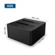 thumbnail image 3 of USB3.0 Double Bay Hard Drive Docking Station Base 5Gbps for 3.5 or 2.5inch Hard Disks Featuring Offline Cloning, 3 of 5