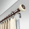 thumbnail image 2 of Domovina Tayla 1-inch Single Curtian Rod-Color:Bronze,Size:66-120", 2 of 2
