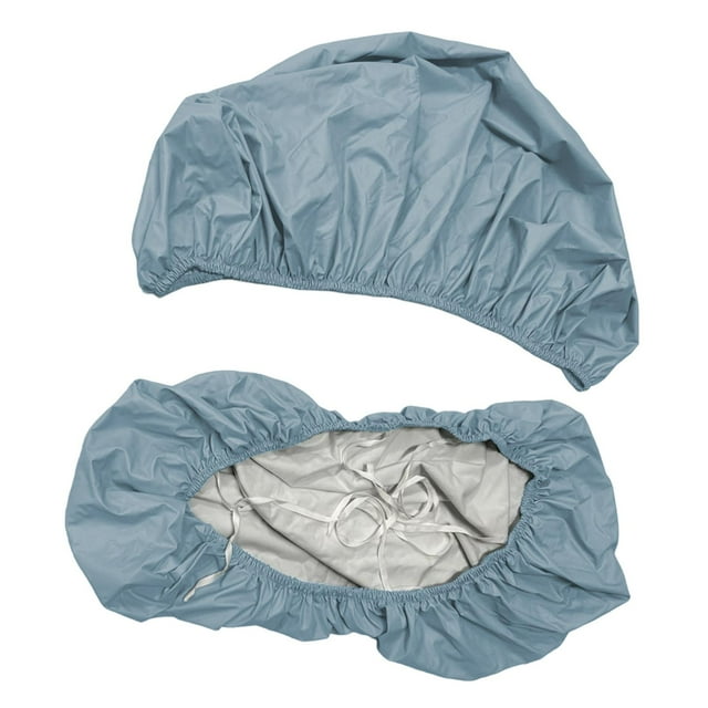Fundas de cojín para comedor de RV, fundas de asiento de caravana, protector de banco impermeable Azul claro