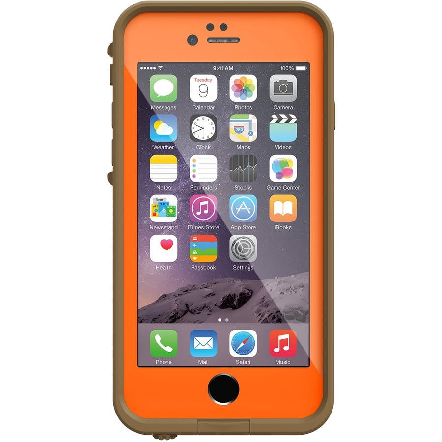 LifeProof FRE Waterproof Case for Apple iPhone 6, Blaze Orange