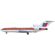 Boeing 727-100 Commercial Aircraft United Airlines - Saul Bass Livery White with Stripes 1/400 Diecast Model by GeminiJets