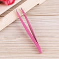 thumbnail image 4 of Pinzas de cejas oblicuas profesionales para dar forma a las cejas de acero inoxidable rojo rosa Ndcxsfigh  Libre de BPA, 4 of 6