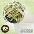 thumbnail image 6 of Brheez Disposable Souffle Cups - 100% Biodegradable & Compostable Bagasse Fiber, White, 2 oz, Case of 1600, 6 of 8