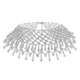thumbnail image 2 of Collar gargantilla Yuyangstore de borla para Navidad plata, 2 of 8