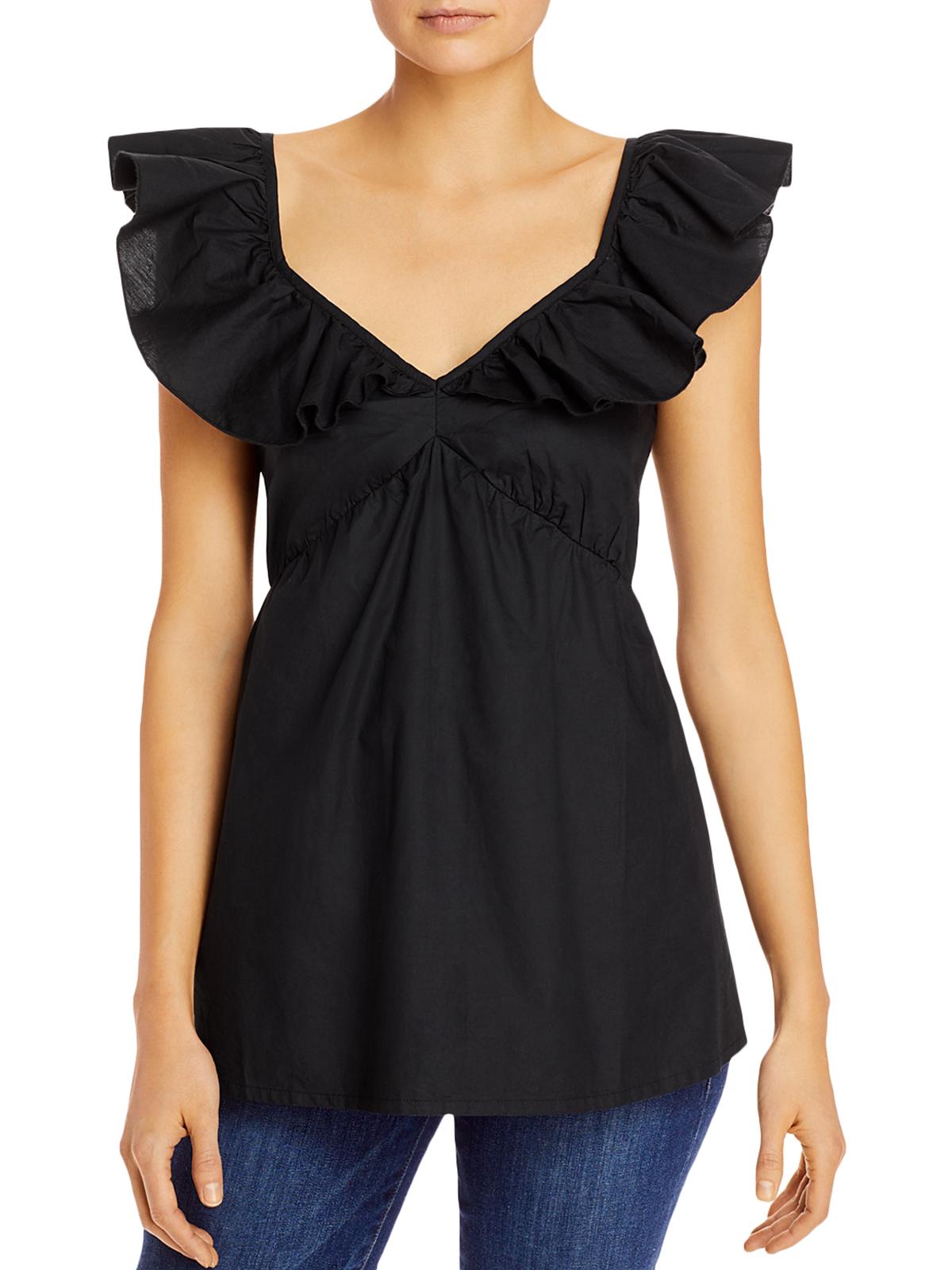 French Connection Womens Azana Ruffled 
