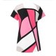 thumbnail image 5 of Gibobby Playera Corte clásico para Mujer Camiseta suelta informal con cuello en V para mujer, blusa manga corta con estampado(Rojo,CH), 5 of 5