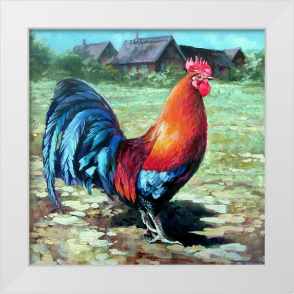 Pautov, Igor 12x12 White Modern Wood Framed Museum Art Print Titled - Supervision