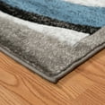 thumbnail image 2 of United Weavers Studio Area Rug 710-00761 Silica Denim Blue Waves Lines 5' 3" x 7' 2" Rectangle, 2 of 4
