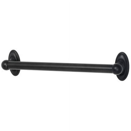 Alno Inc Classic Traditional 18'' Grab Bar with Brass Construction