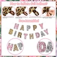 thumbnail image 5 of Young Wild And Three Decorations Girl, Cheetah Jungle Safari Theme 3rd Birthday Decorations, Balloons Backdrop Happy Birthday Banner Animal Cupcake Cake Toppers Leopard Number 3 Foil Balloon, 5 of 6