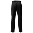 thumbnail image 3 of H2H Men's Casual Trousers Comfortable Fit Drawstring Beach Elastic Waist Straight Sport Pants (CMBLP087), 3 of 6