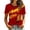 Gold, variant on Womens Soccer Shirt Spain Raglan Tops Short Sleeve Spanish Print Round Neck Casual T Shirt Top Sports Fan Casual Tops Tee L