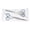 Silver and Blue, variant on YAHHU Professional Hair Cutting Scissors Set for Family Salon Barber, Stainless Steel Hairdressing Thinning Shears with Standard White Screw, 6.7 inches / 17 cm, 2 Pieces