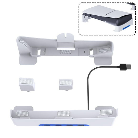 Horizontal Stand Base Dock Station For PS5 SLIM/PS5 Disc F8, Pro Digital X6F8