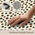 thumbnail image 6 of ODIKA 8'x10' Washable Area Rug Durable, Non-Slip Farmhouse Interlocking Border Salt Speckled Abstract Spotted Flowing Dynamic for Living Room, Under Sectional, Family, 6 of 7