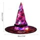 thumbnail image 4 of Sombrero De Bruja De Halloween Gorra De Bruja Brillante Para Decoración De Fiestas De Halloween Vogacara HA044236-01, 4 of 6
