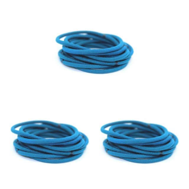 sweethay 10 piezas de bandas para el cabello elásticas de estilo Simple decorativas de alta elasticidad soporte de cola de caballo para mujeres Type1 NO1