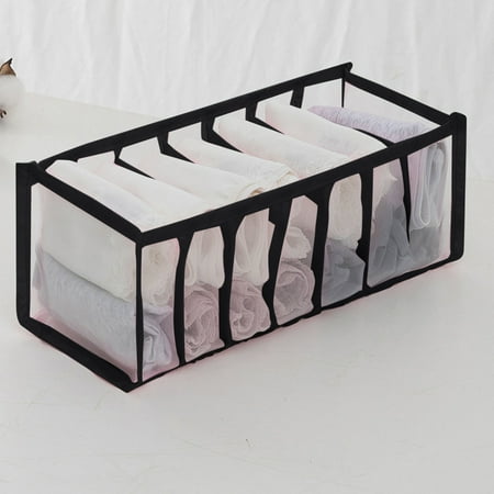 

WANYNG Household Foldable Mesh Underwear Storage Box Socks Bra And Panties One Size