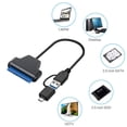 thumbnail image 1 of Adaptador Adaptador USB a SATA 20/50CM USB3.0 Cable convertidor SATA para portátil SSD de 2,5 pulgadas, 1 of 5