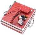 thumbnail image 2 of NSKI 3.5X Binocular Loupes Magnifying Glasses + 5W Lamp Belt Clip Type with Filter Aluminum Box (Red 1), 2 of 16